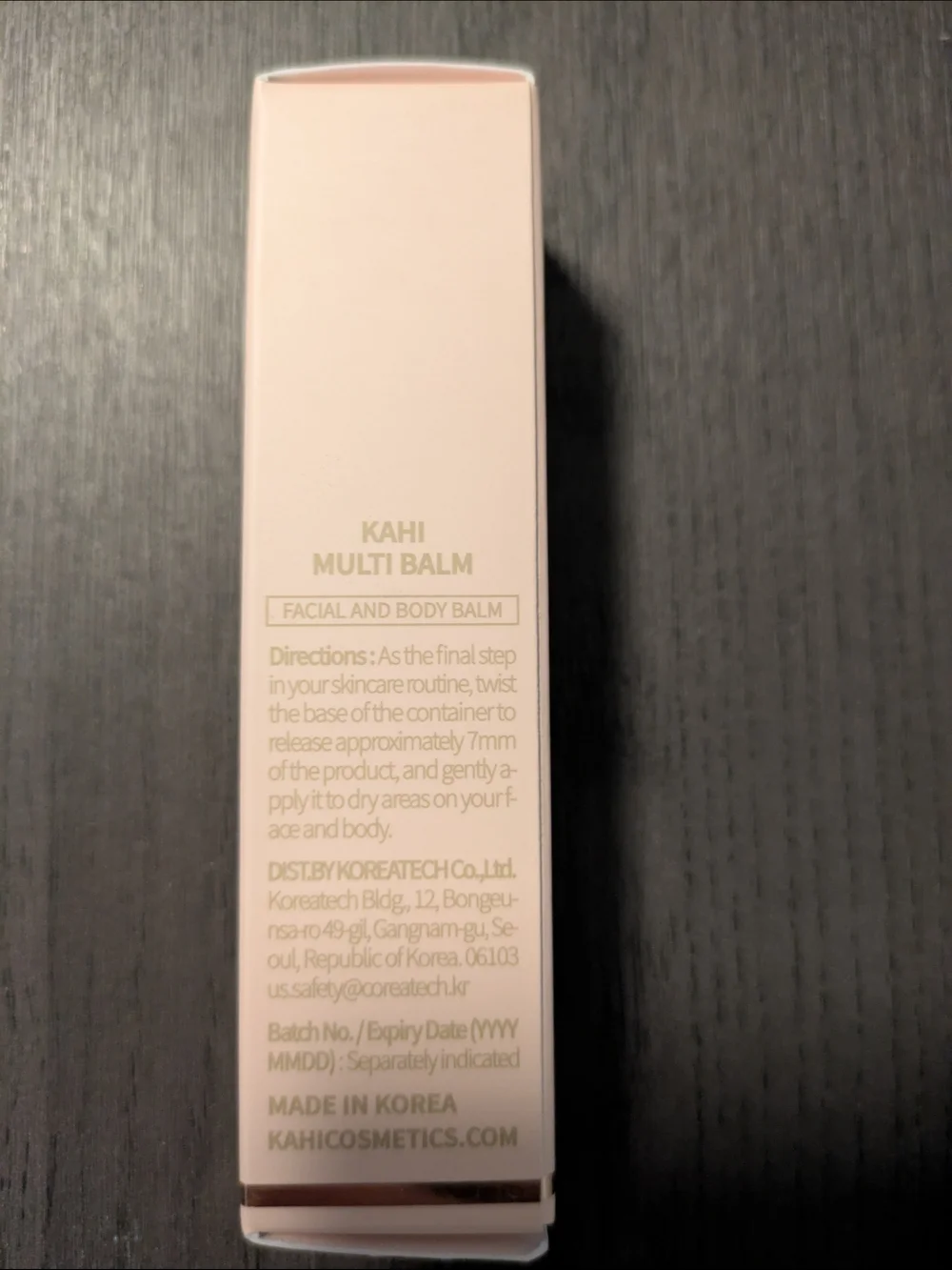 KAHI Multi Balm - Light Pink Facial & Body Balm